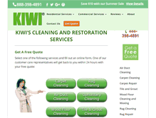 Tablet Screenshot of kiwiservices.com